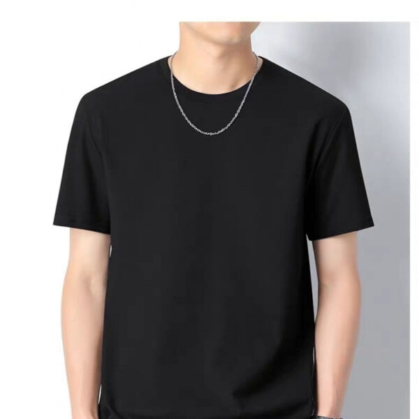 100% cotton high goods short-sleeved net color T-shirt youth men and women models summer tide street loose hundred short-sleeved - Image 5