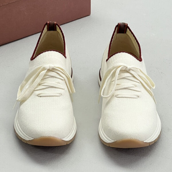 Summer Early Spring Soft Sole Sneakers Women's Super Soft LP Flyknit Socks Shoes Knitted Loafers Casual Shoes - Image 3
